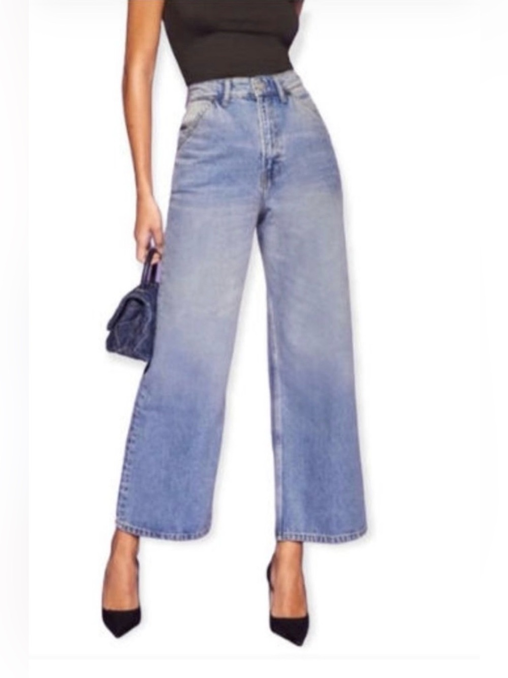 REFORMATION LISA WIDE-LEG JEAN